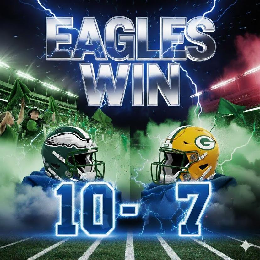 Eagles Snatch Thrilling Win at Lambeau: 10-7 Over Packers