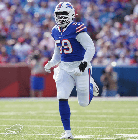 A Veteran DE with 116 Career Tackles Becomes a Free Agent and Receives Multiple Offers from Major Teams, Yet Turns Them All Down – Only Wants to Return to the Bills Even If It Means Taking a Pay Cut: “My Heart Belongs to Bills Mafia”