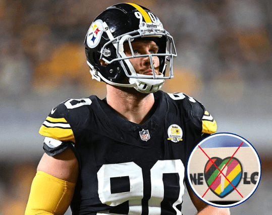 Steelers Defensive Leader T.J. Watt Shocks NFL by Bluntly Refusing to Wear LGBT Armband During Transgender Awareness Week. Calls the “WOKE” Program Unworthy of Honor. Right on the Eve of Sunday’s Showdown With the Bengals